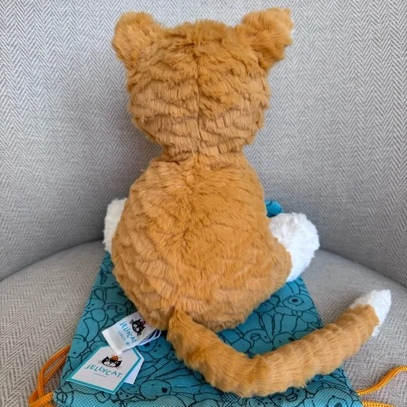 Jellycat Fuddlewuddle Ginger Cat Plush Toy NWT Rare